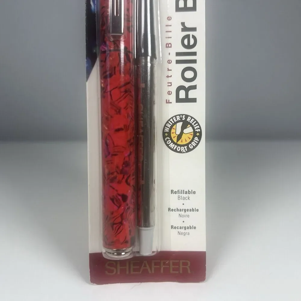 Sheaffer Vintage Award GEMTONES Red Marble Rollerball Pen New USA